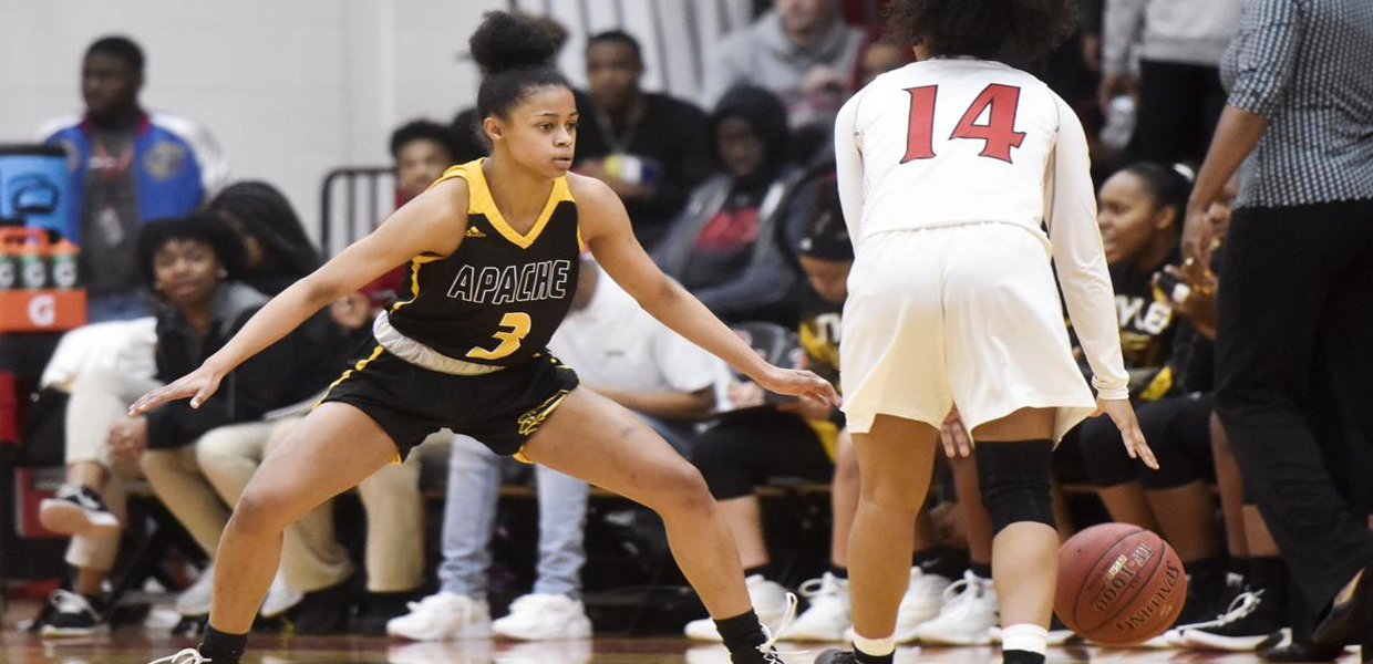 No. 17 TJC Apache Ladies stun No. 2 Trinity Valley in Athens, 67-52