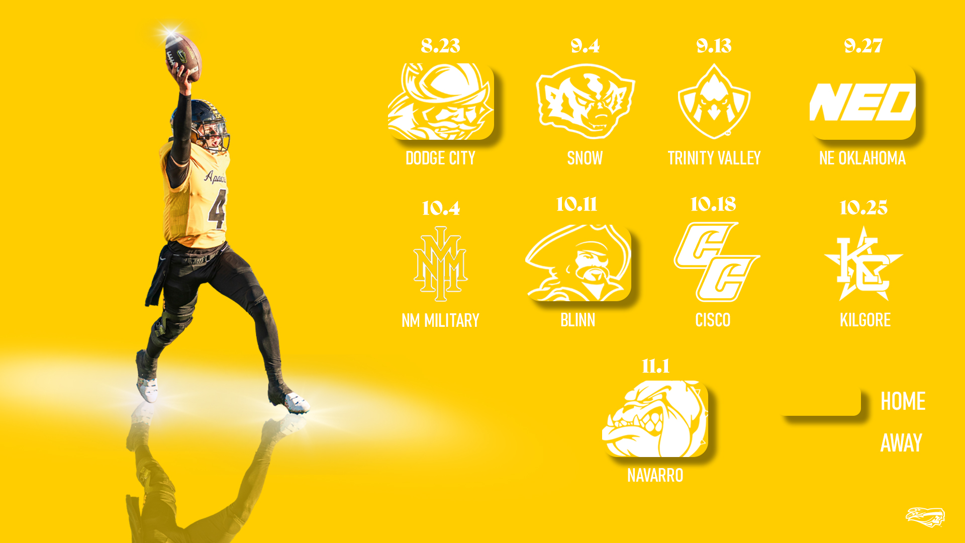 Apache Football Announces 2025-2026 Schedule